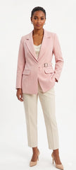 Elegant Belted Blazer