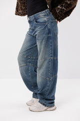 Panelled Baggy Jeans