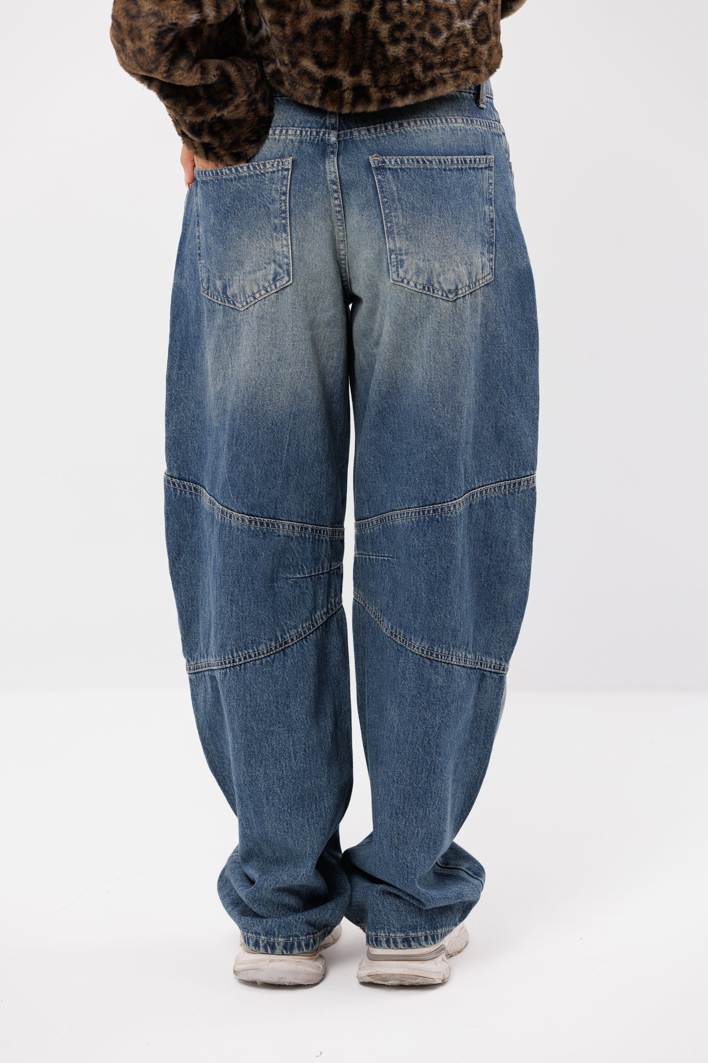 Panelled Baggy Jeans