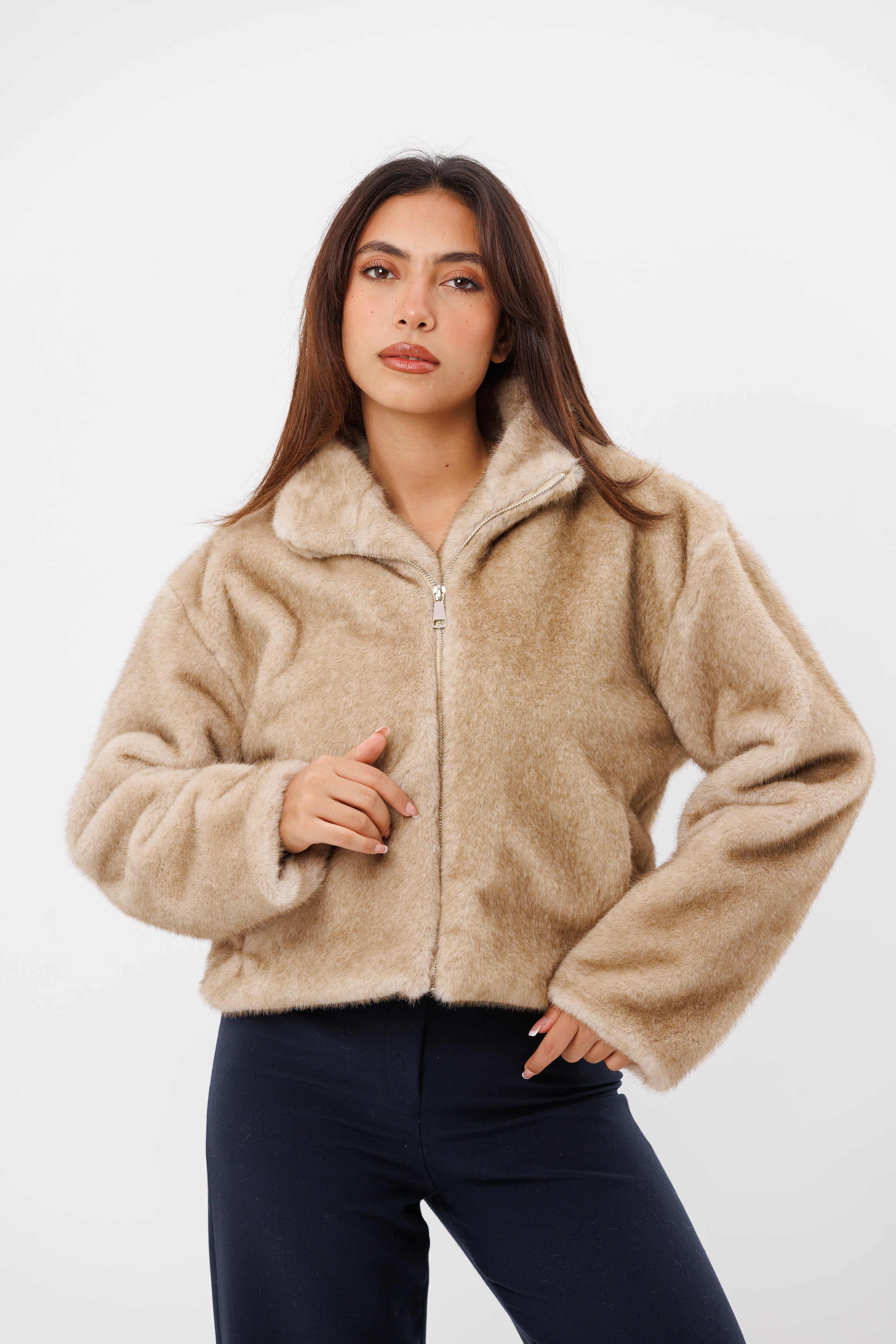 Faux Fur Jacket