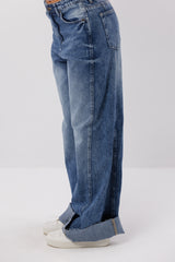 Wide Leg Denim Jeans