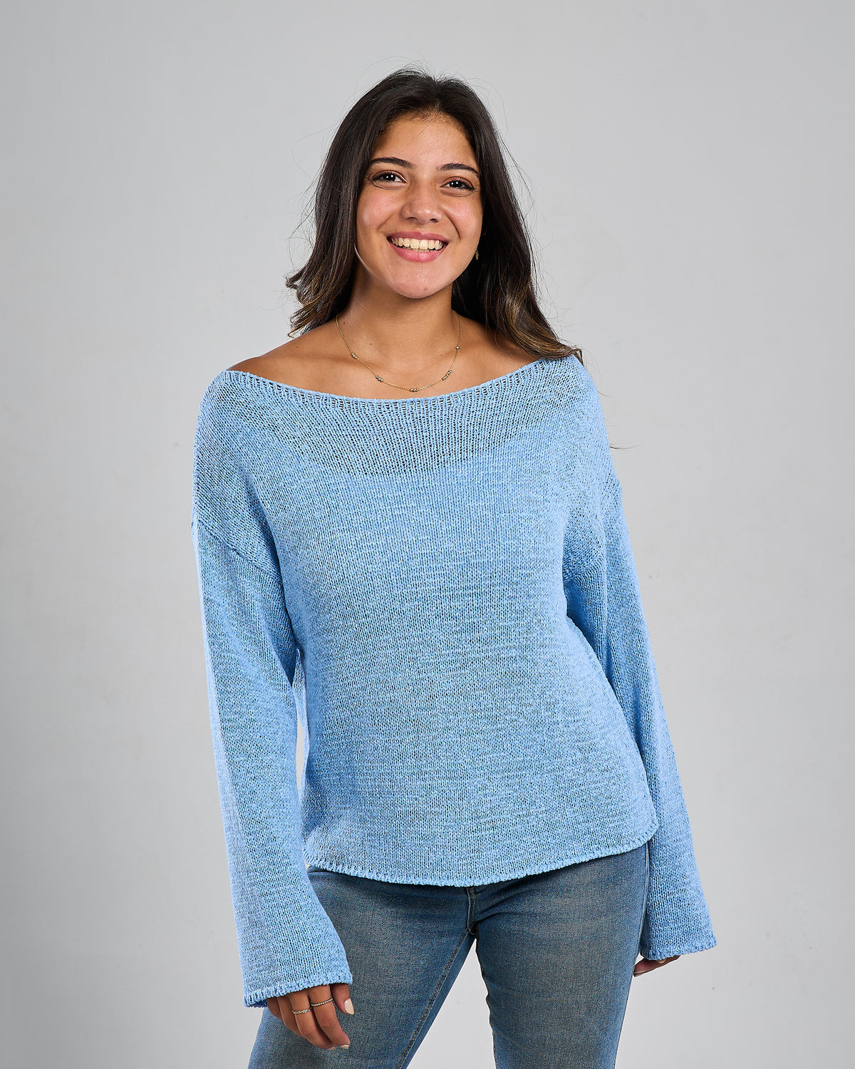 Casual Boatneck Pullover