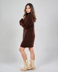 Knee-Length Cozy Pullover