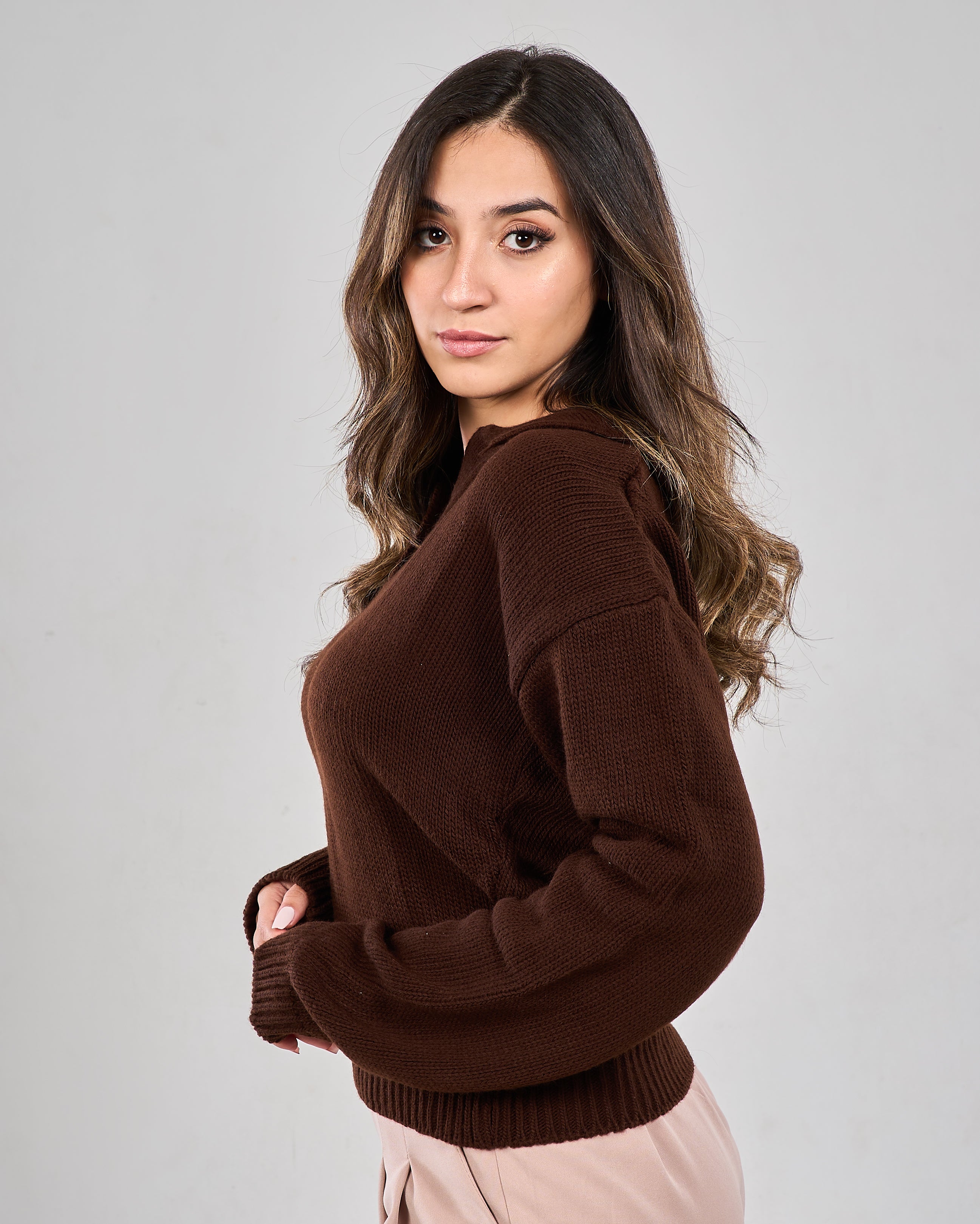 Velvet V Pullover