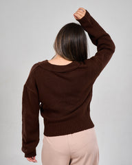 Velvet V Pullover