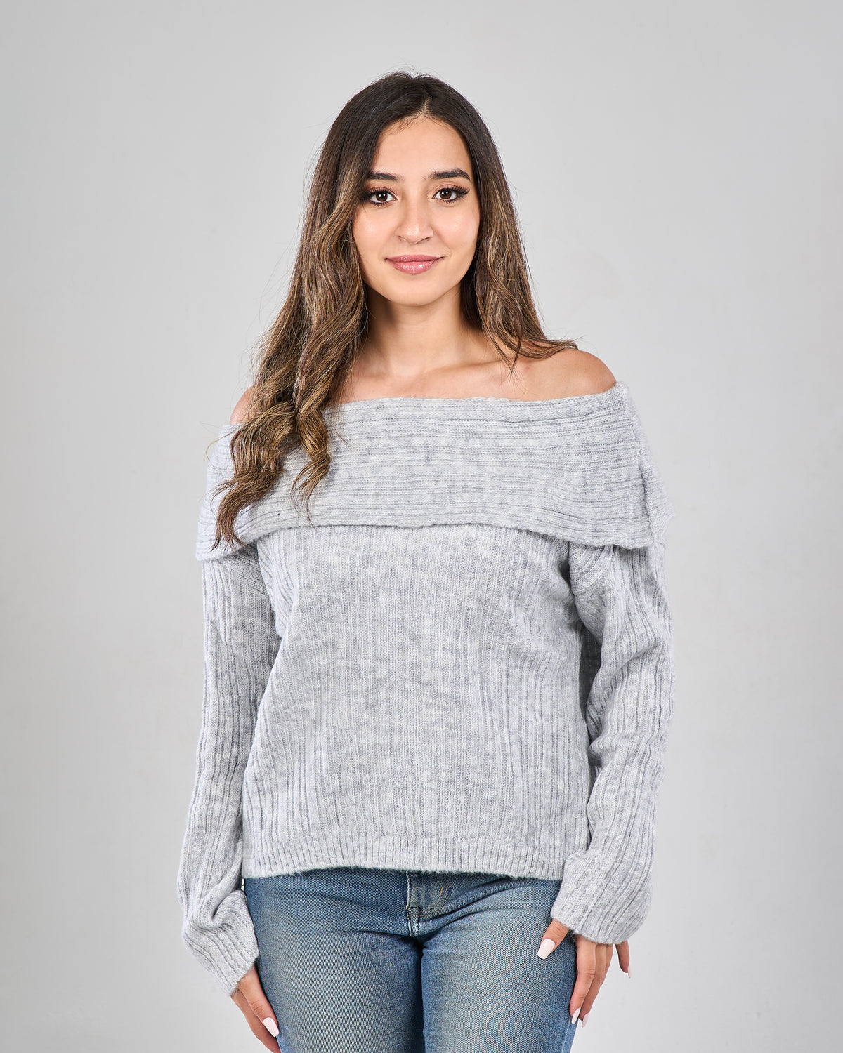 Off-Shoulder Pullover