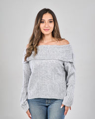 Off-Shoulder Pullover