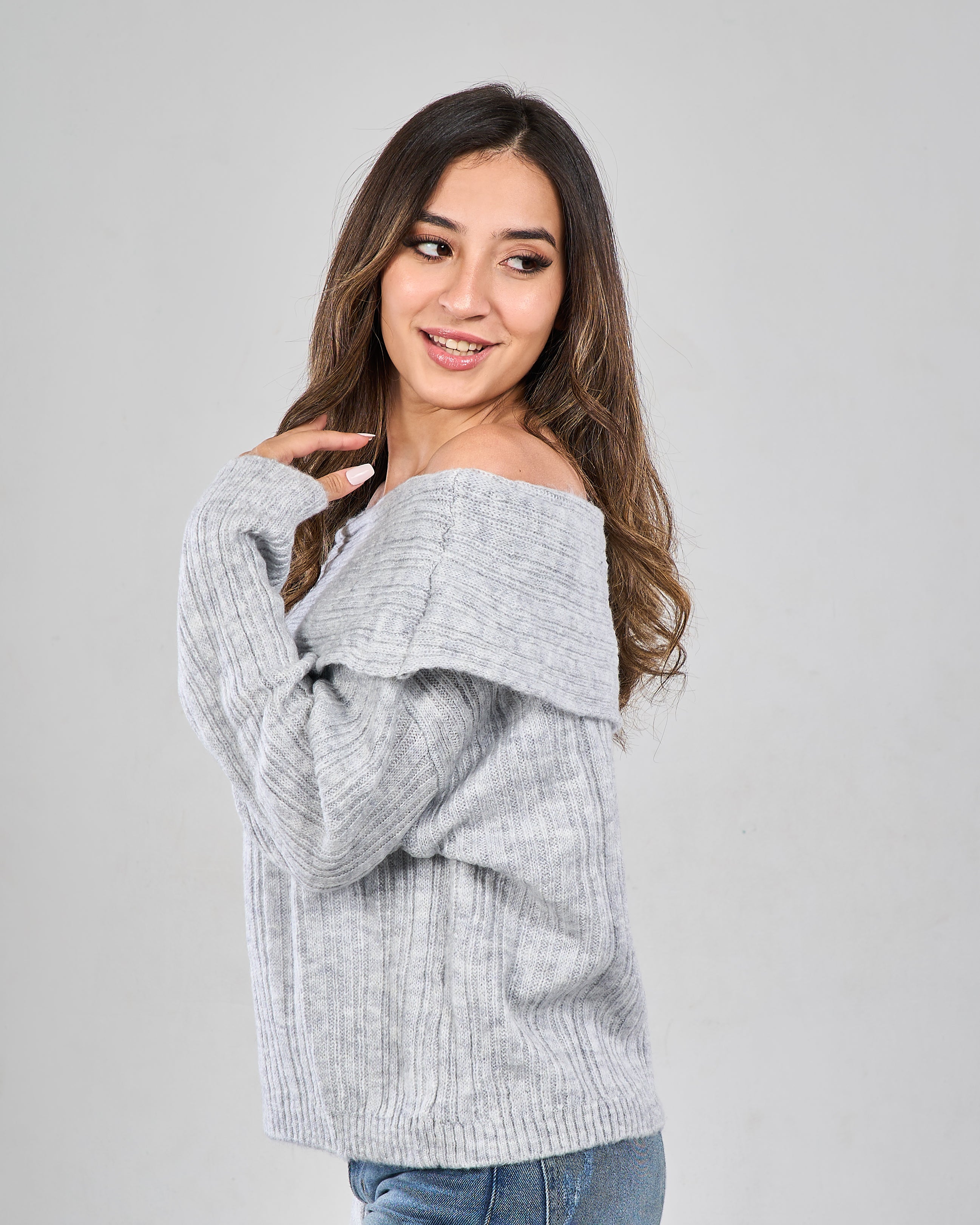 Off-Shoulder Pullover