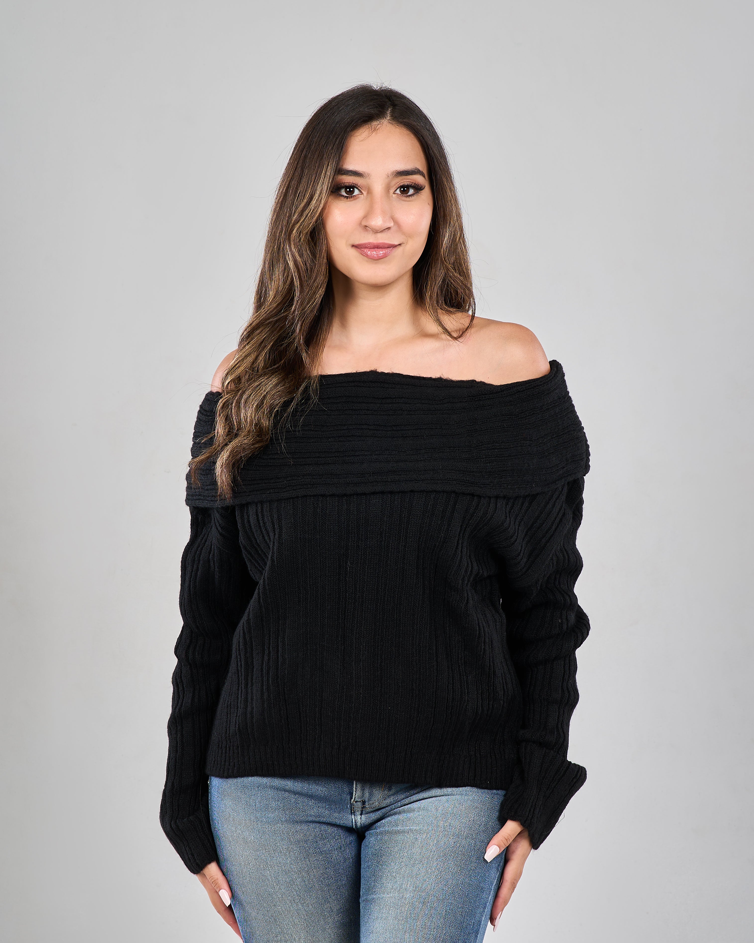 Off-Shoulder Pullover