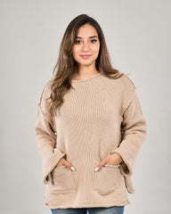 Plain Pocketed Pullover