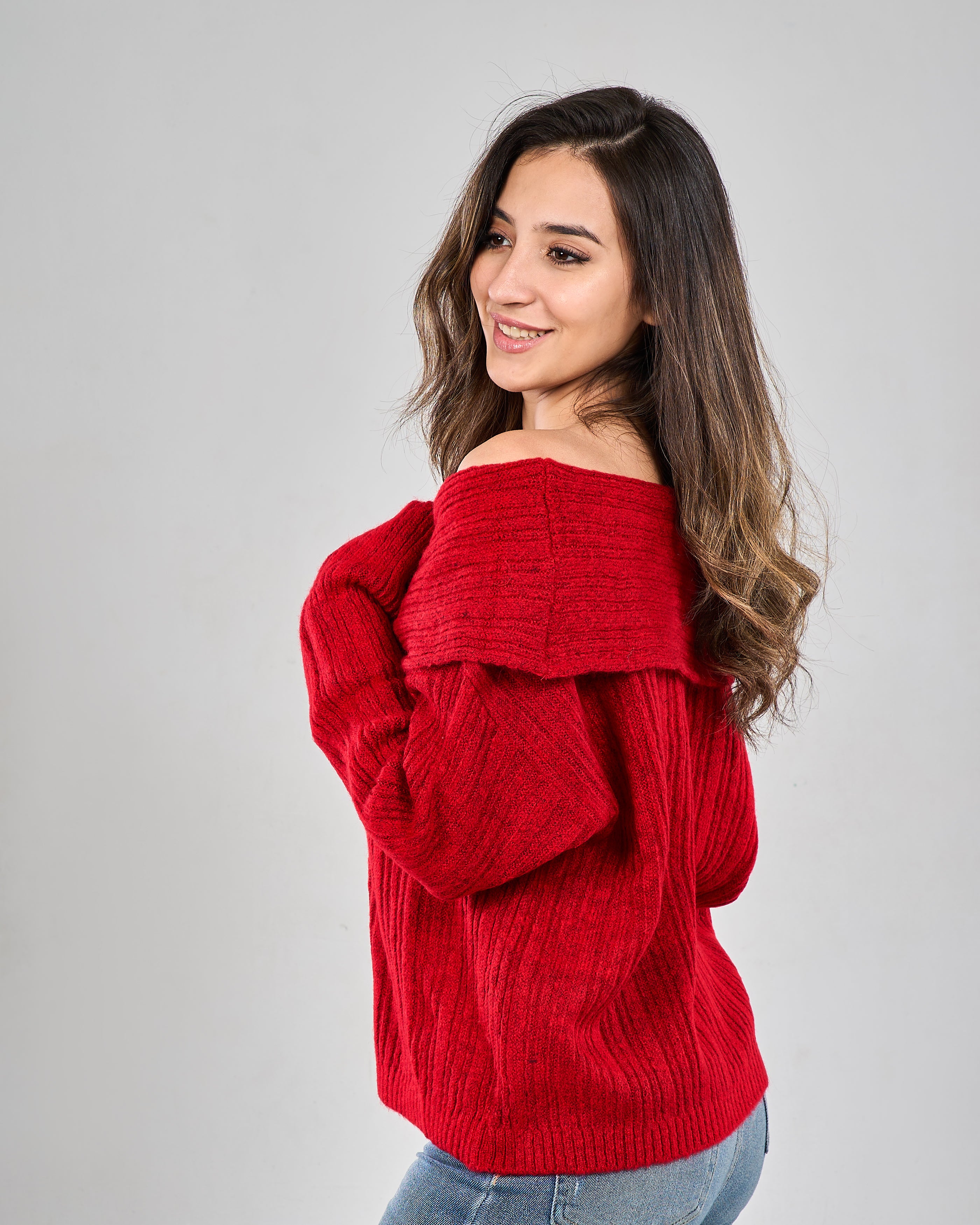 Off-Shoulder Pullover