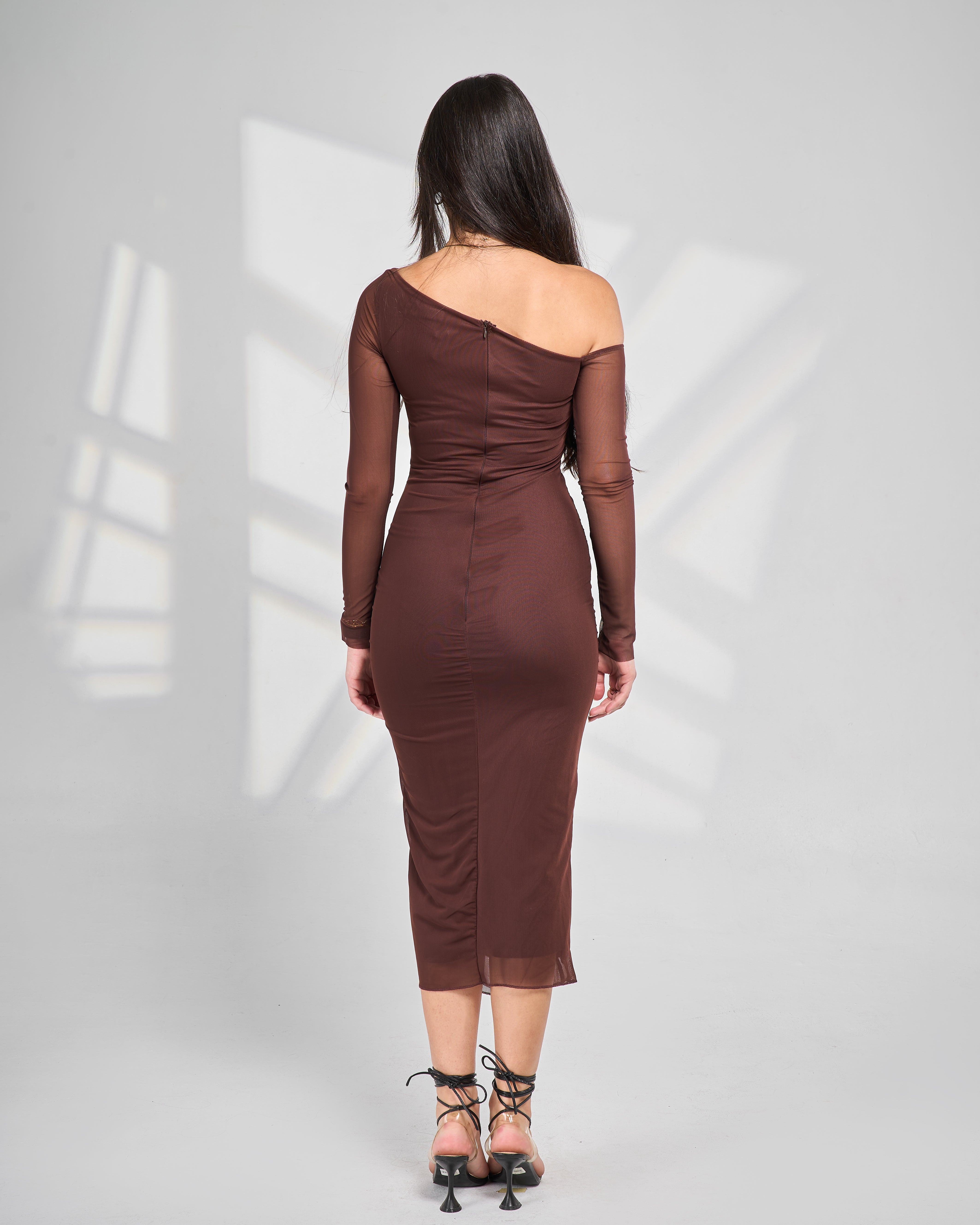 Asymmetrical One-Shoulder Dress