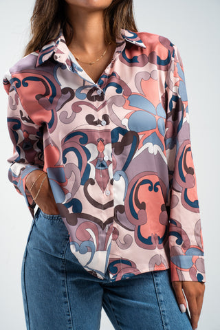 Cleo Satin Shirt