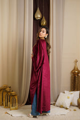Burgundy Kaftan