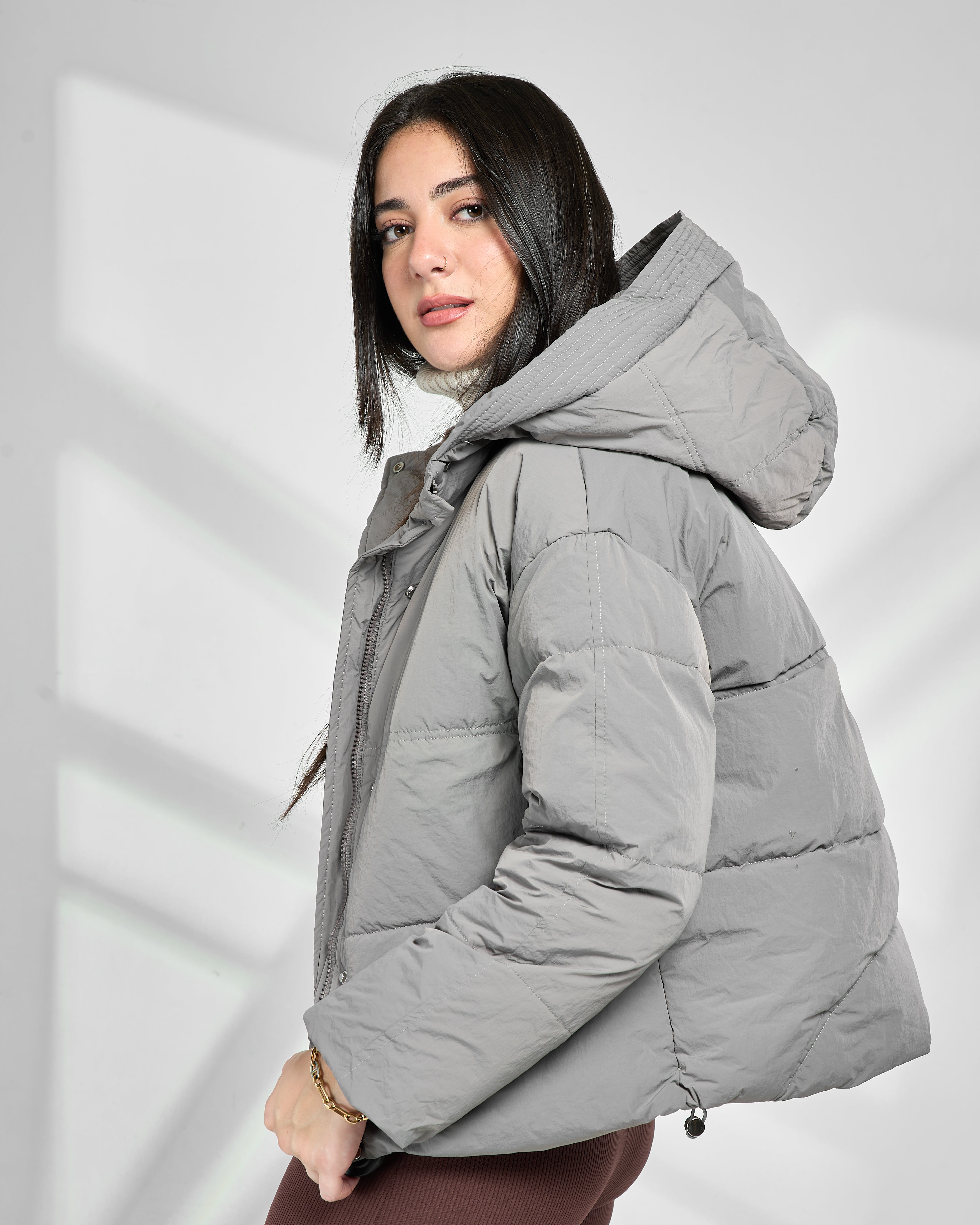 Cropped Puffer Jacket