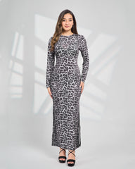 Cheetah Chic Long Dress