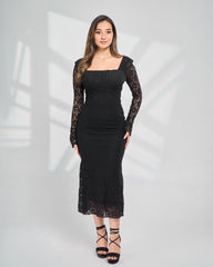 Enchanted Lace Sleeved Dress