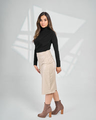 Cleo Leather Skirt