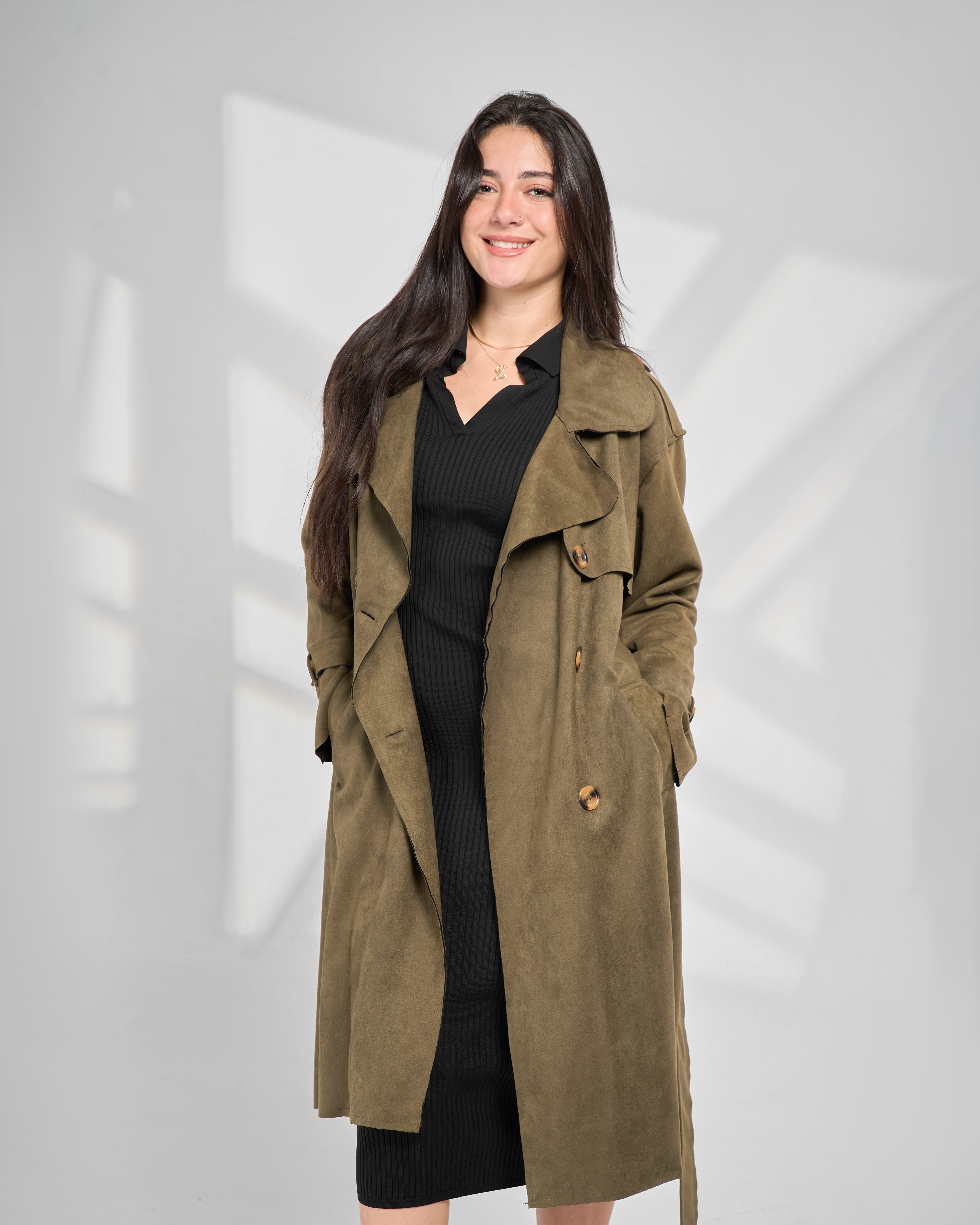 Knee-Length Coat