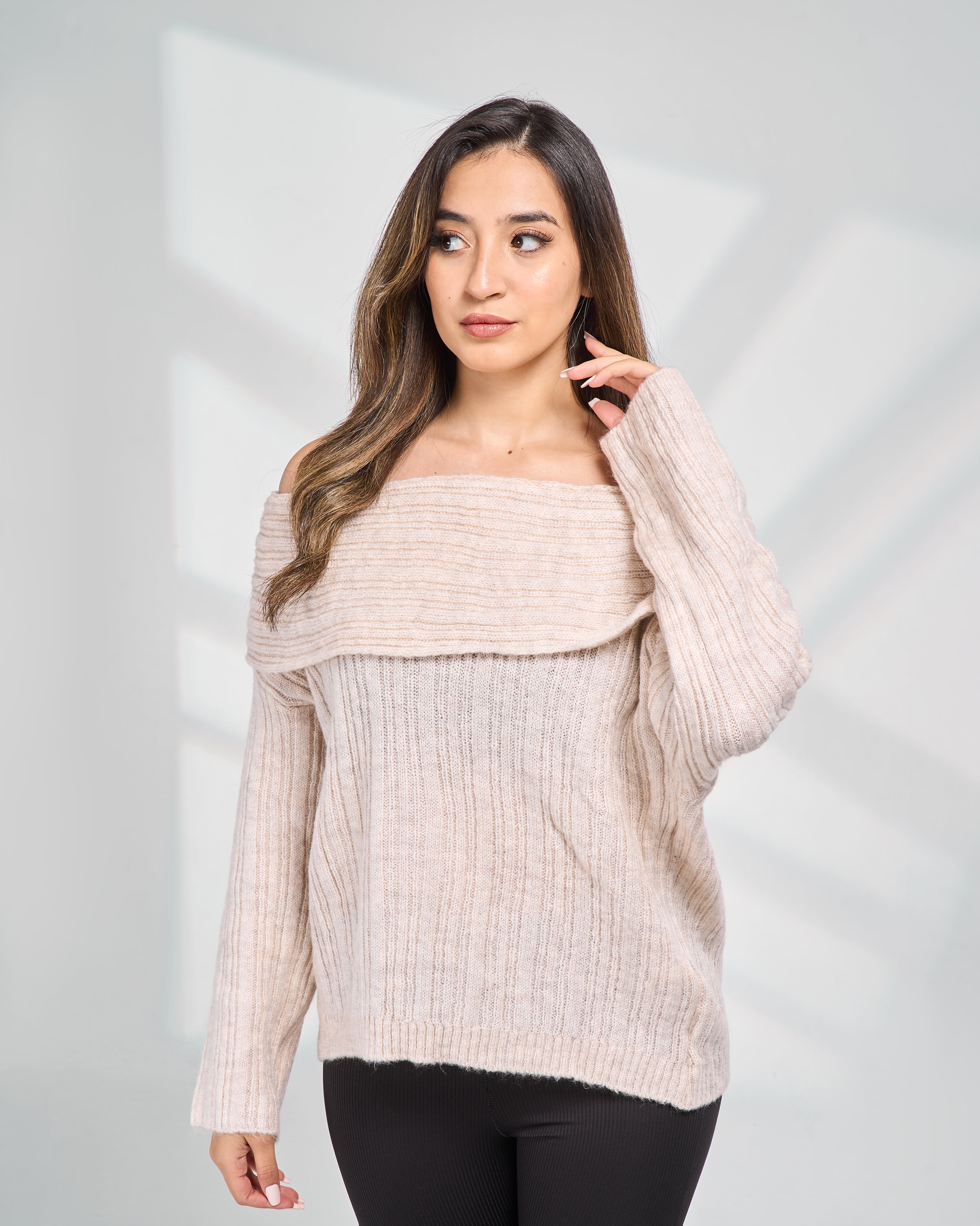 Off-Shoulder Pullover