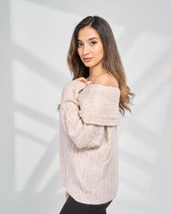 Off-Shoulder Pullover