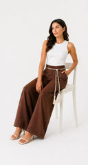 Natural Robe Wide Leg