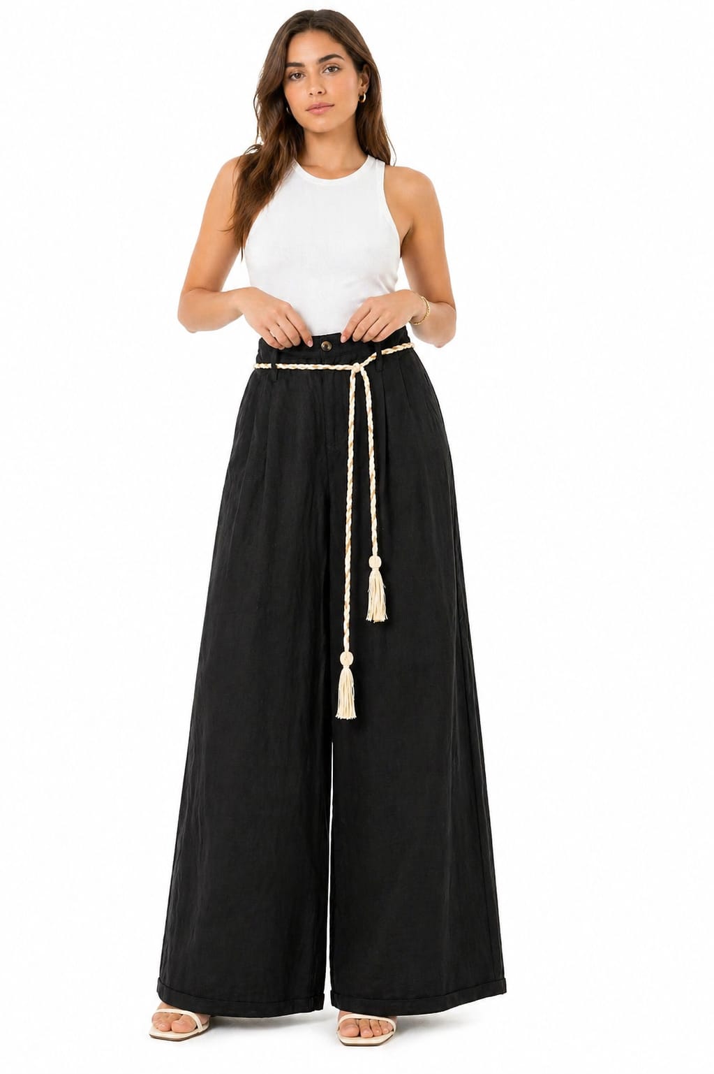Natural Robe Wide Leg