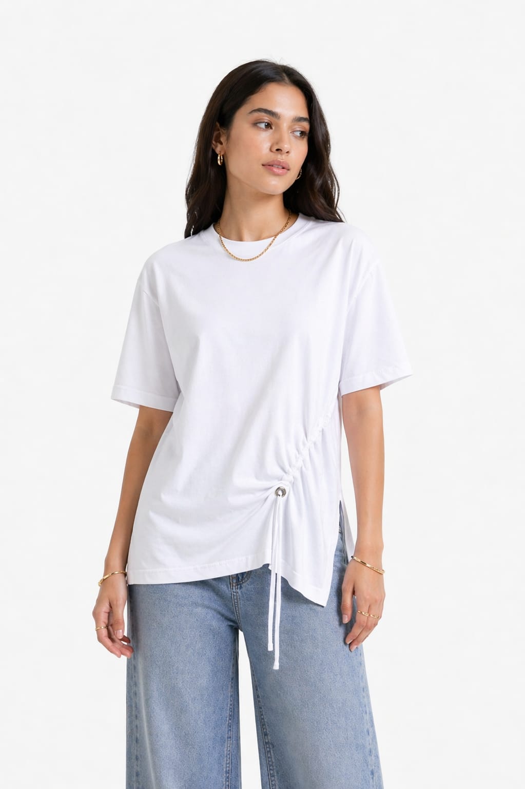 Side Ruched T-Shirt