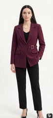 Elegant Belted Blazer