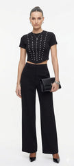 Midnight Galaxy Crop TOP